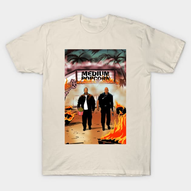 Medium Popcorn For Life! T-Shirt by Medium Popcorn